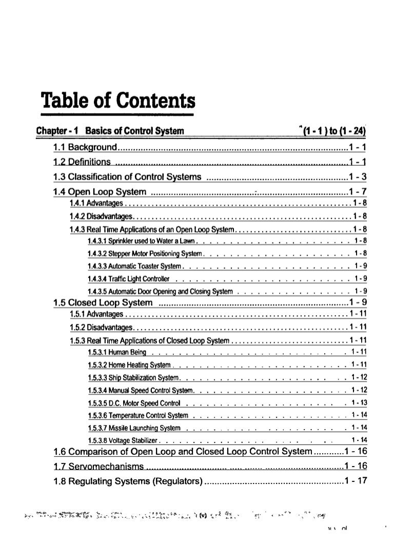 Principles Of Control Systems By Bakshi Pdf